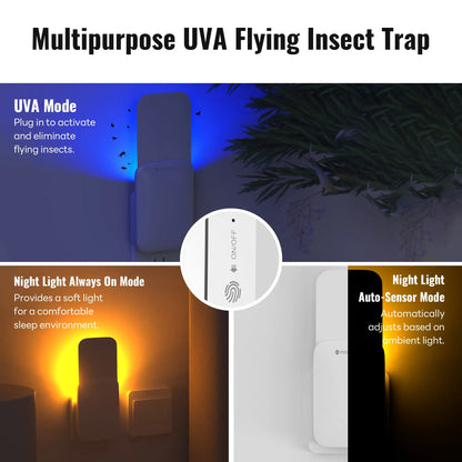 Mosalogic UVA Flying Insect Trap-US Plug mosalogic