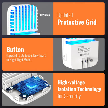 Mosalogic Bug Zapper Indoor US Plug mosalogic