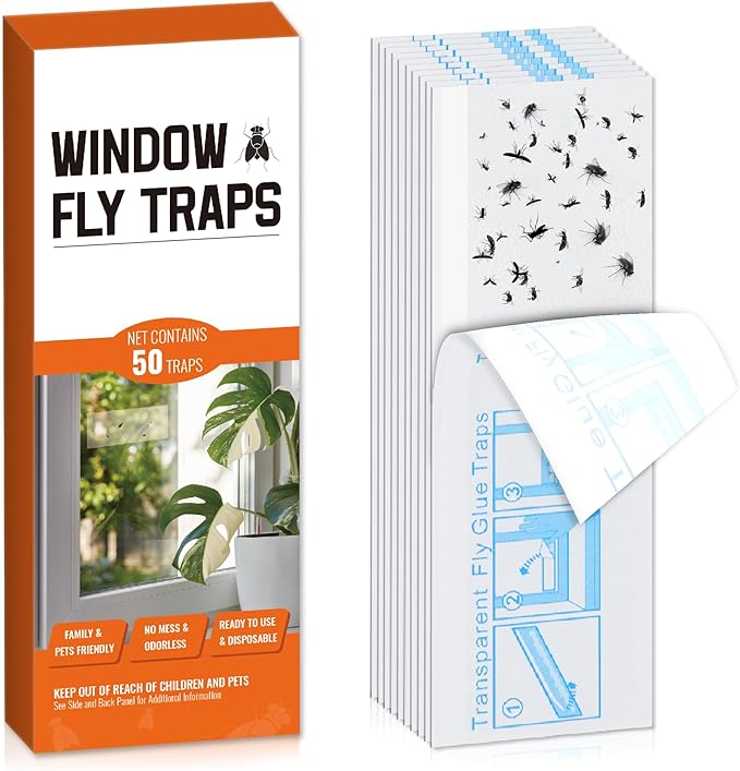 Mosalogic Ultimate Window Fly Traps for House Indoor