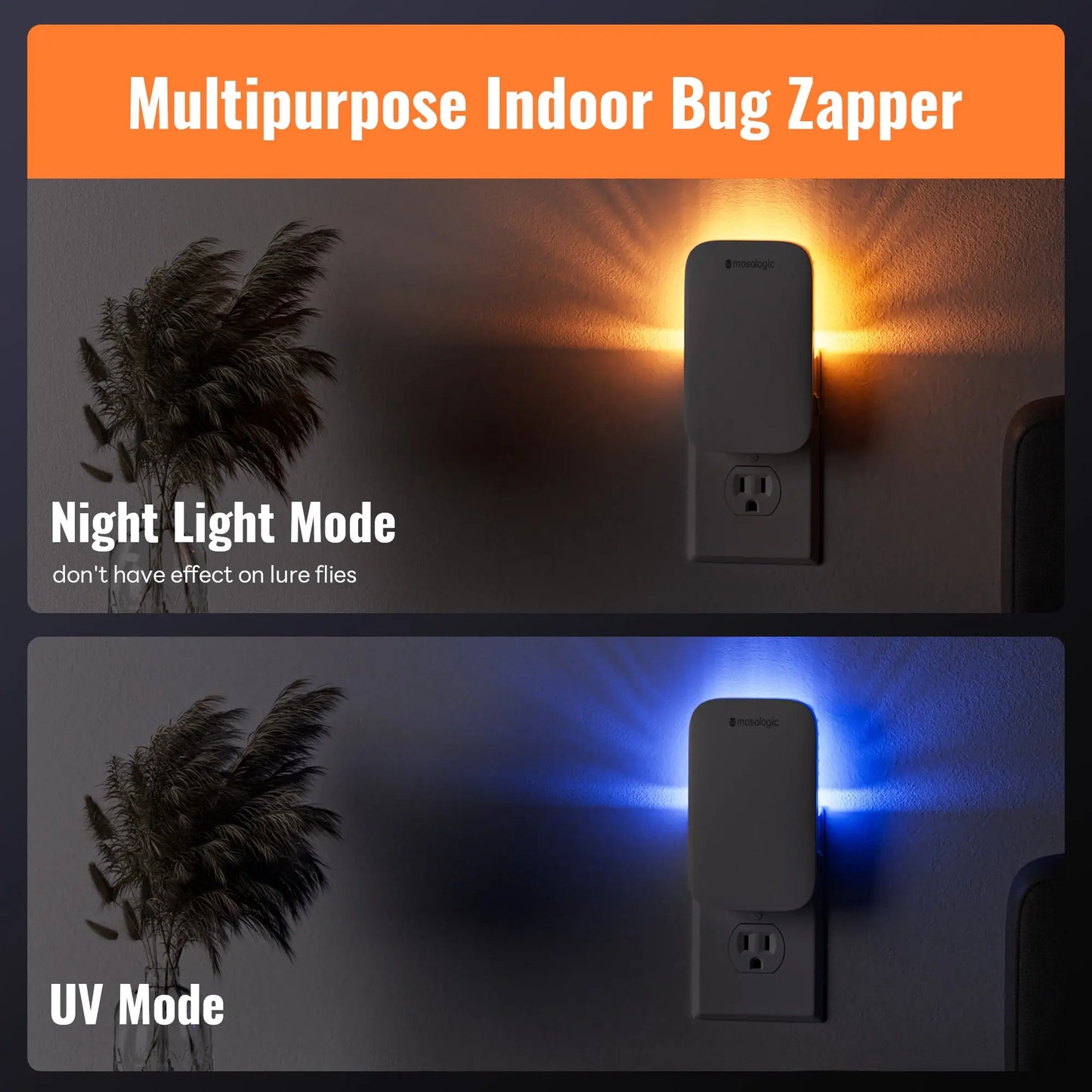 Mosalogic Bug Zapper Indoor US Plug mosalogic